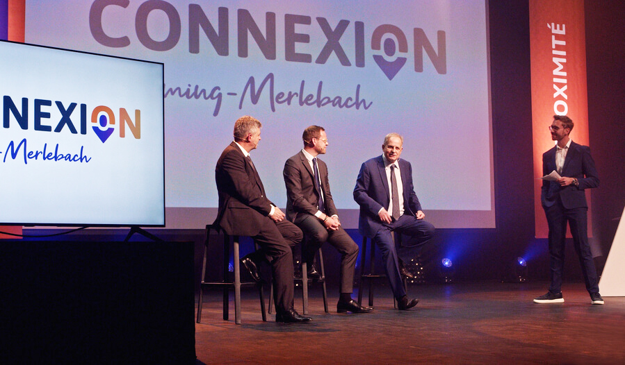 Images de la soirée d'évènement de lancement de marque Connexion