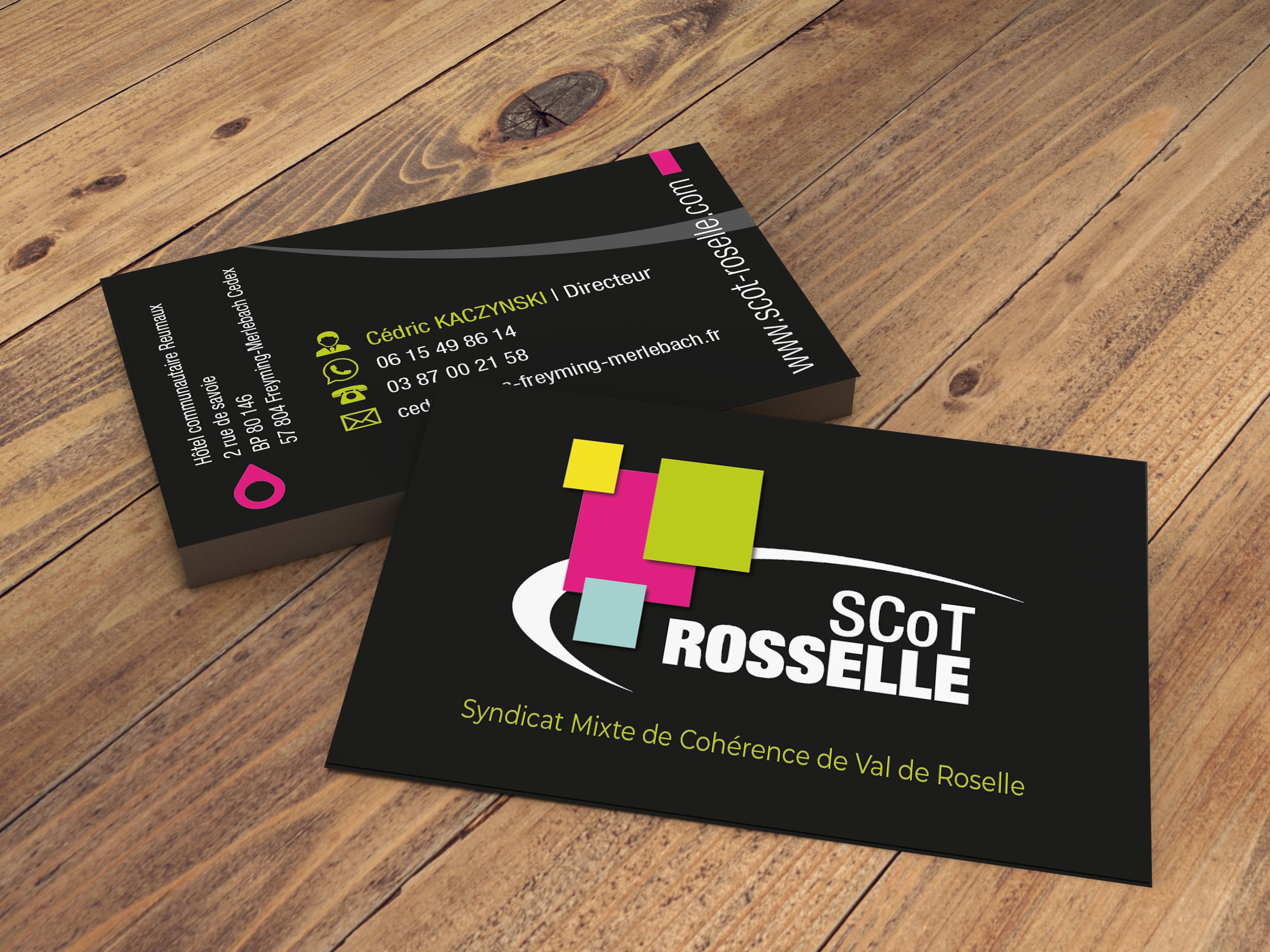 cartes de visite SCoT Val de Rosselle