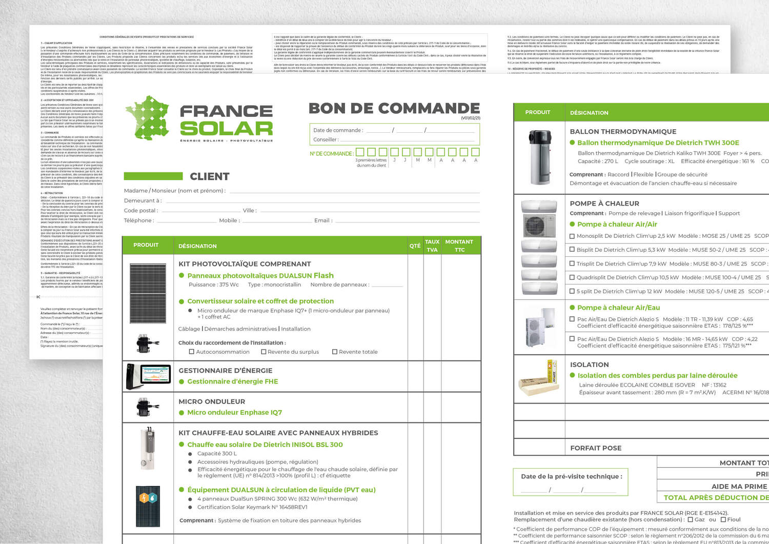 dépliant France Solar